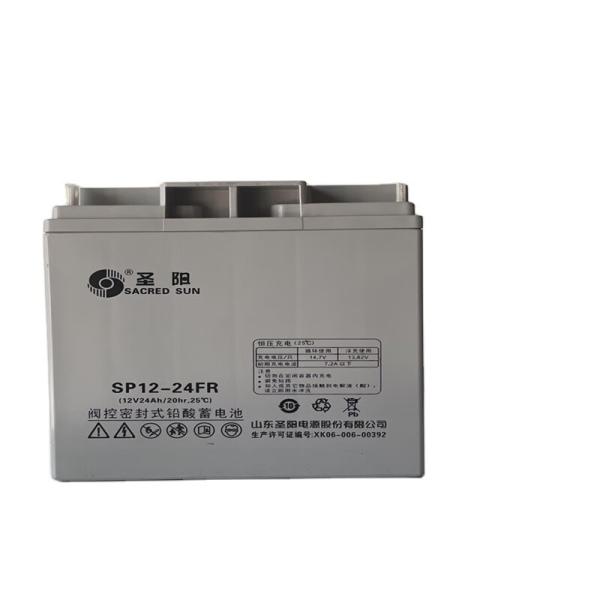 Sacred Sun SP12-24 12V24Ah Lead Acid Battery for Power Backup in Any Temperature Range