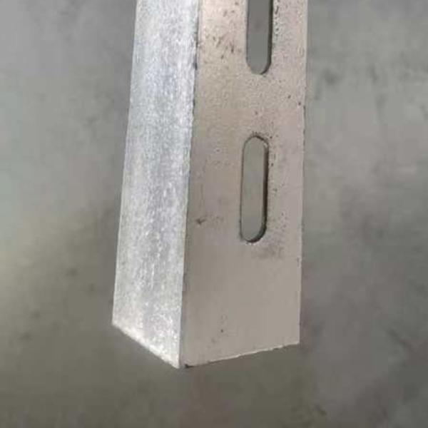 Custom Galvanized Slotted Angle Support Beam 100 Mm Channel For Industrial Framing