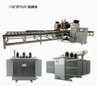 Transformer radiator sheet welding production line