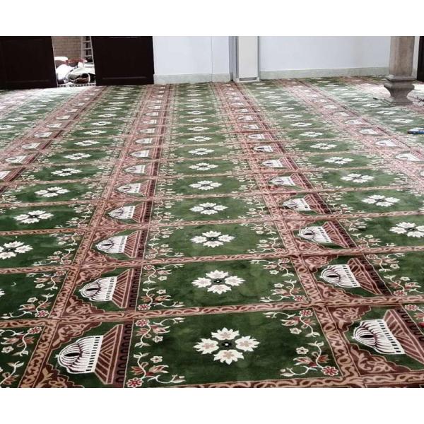 Machine Made Mosque Carpet Custom Rugs Prayer Mat Muslim Carpet with 5 Color Options