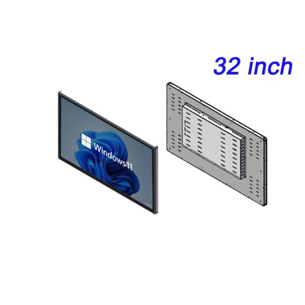 32 inch Customizable Embedded Industrial Control Integrated Computer Industrial Resistance Capacitance Cheap TouchScreen Display