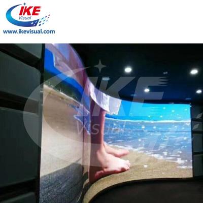 As indicações digitais internas de emenda P3 curvaram o quadro de avisos video do diodo emissor de luz