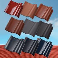 Spanish Ceramic Clay Roofing Tiles Made In China Factory Building Materials Architectural Villa Housetop