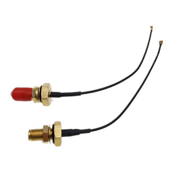 Держатель перегородки Рп Сма женский к кабелю отрезка провода соединителя 1.32мм ИПС У.Фл женскому мини