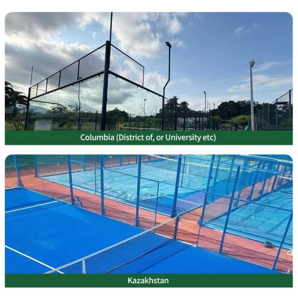 Professional Padel Court Package 12mm Tempered Glass Walls & Aluminum Frame