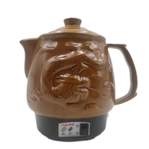 Cover Style Ceramics Traditional Ceramic Chinese Medicine Pot/Ceramic Cooker in Brown