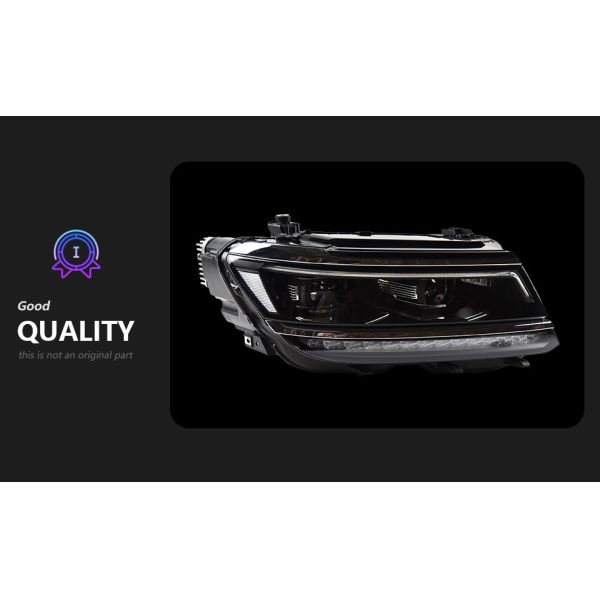 Demillon Turn Signal for Volkswagen Tiguan L Headlight2017-2020 Modified High-End Led Headlights Daytime Running Lights