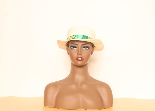 Height 42cm Competition Mannequin Head With Shoulders Female