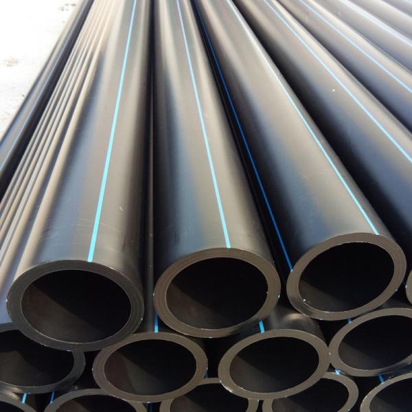 Fonte de água de PE de plástico tubo HDPE de fusão a quente drenagem espessada DN90 1,0Mpa