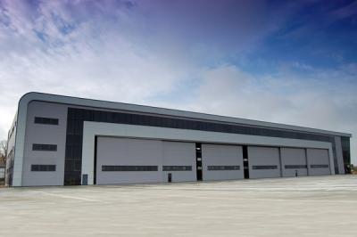 Painéis atrativos do reforço das construções modernas do hangar dos aviões do perfil baixo multi