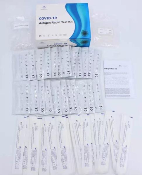 Teste rápido Kit Clinical Diagnosis Test do antígeno rápido do cotonete Covid-19
