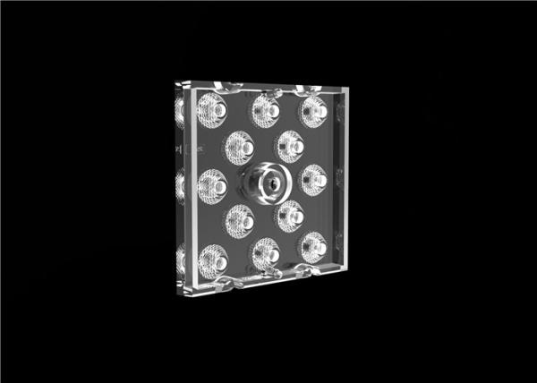 90 Degree LED Street Light Lens With Silicone Gasket