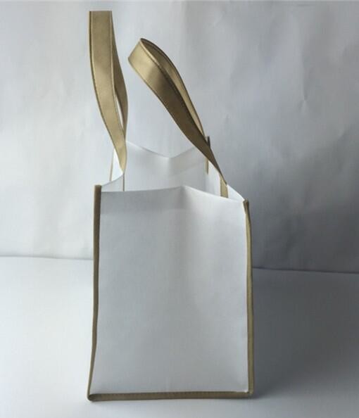 Promotional custom metallic laminated non woven bag, fabric reusable shopping bag, OEM Production Hot Sale Non Woven Bag