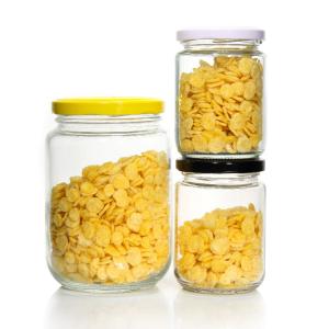Jarros de armazenamento de espaguete em vidro empilháveis 250ml 2oz 6oz