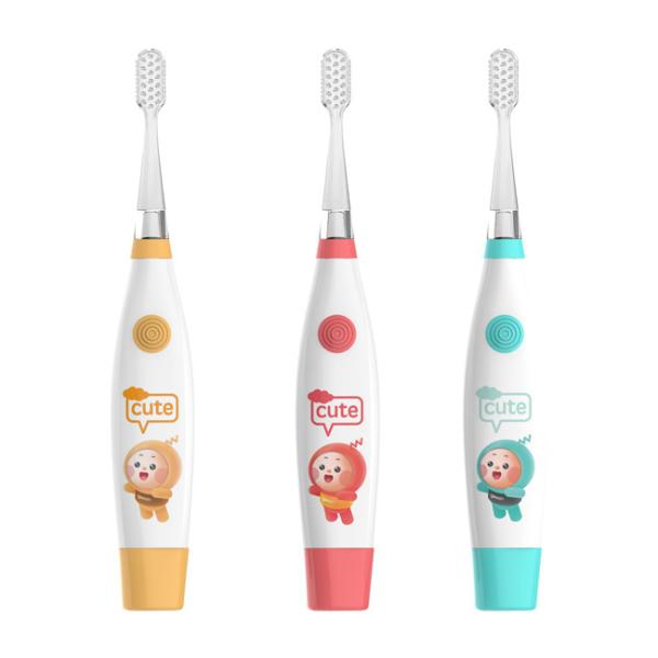 Bateria impermeável elétrica da pilha seca de escova de dentes IPX7 das crianças da escova macia