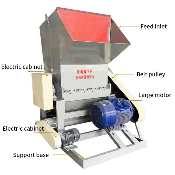 Waste Treatment Machine Plastic Crusher PET Bottle Crusher Machine for OEM Customized