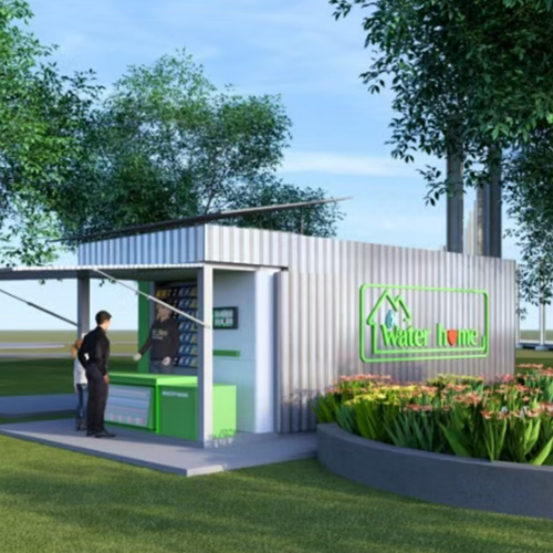 QuickSip Solar Pop-up Tea Bar