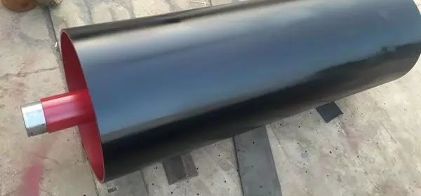 Neoprene Vulcanized Lagging Take Up Pulley