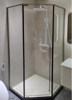 Acier inoxydable 304 Matériau Salle de douche Salle de bain Porte en verre Longue bande Arbre de coulée de précision