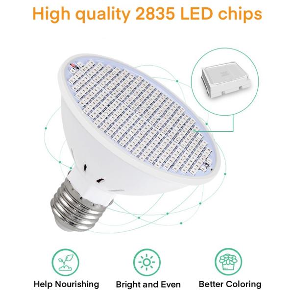 завод СИД 3000K SMD2835 крытый растет шарик светов для зеленых цветов семян