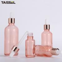 Conta-gotas de vidro das garrafas 60ml 80ml 18/410 do conta-gotas do óleo essencial de Rose Gold
