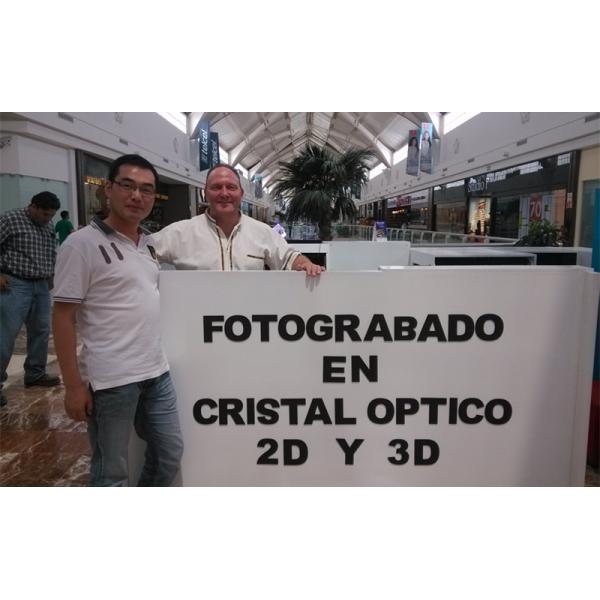 532nm Green 2D 3D Laser Engraving Machine for Glass / Crystal 50Hz 60Hz