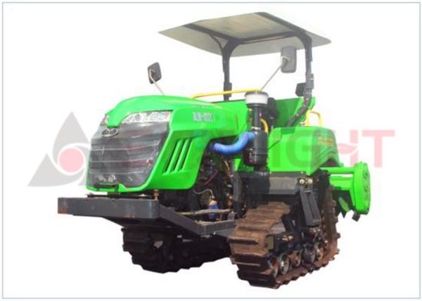 57kw Rice Field Tractor , Compact Crawler Tractor Higher Ground Clearance