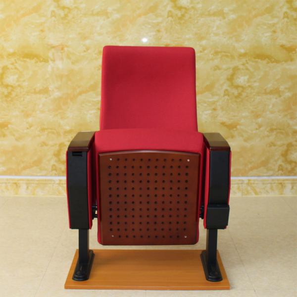 Wear Resistant Movie Theater Cinema Hall Chairs Medium Hardness Anti Electrostatic