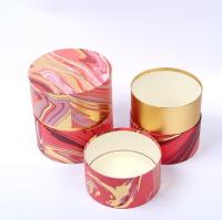 Envases de papel de cilindro para galletas Caramelo de chocolate