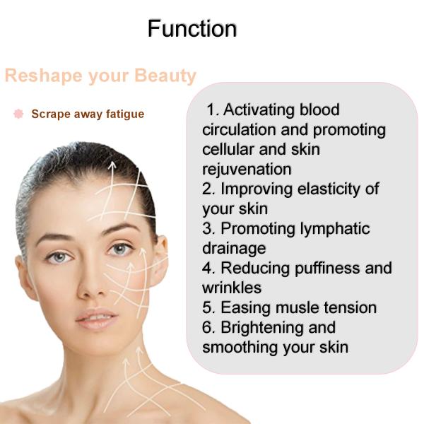 Logo Customized White Jade Gua Sha Massage Tool for Face and Neck Pain Relief Massage Stone