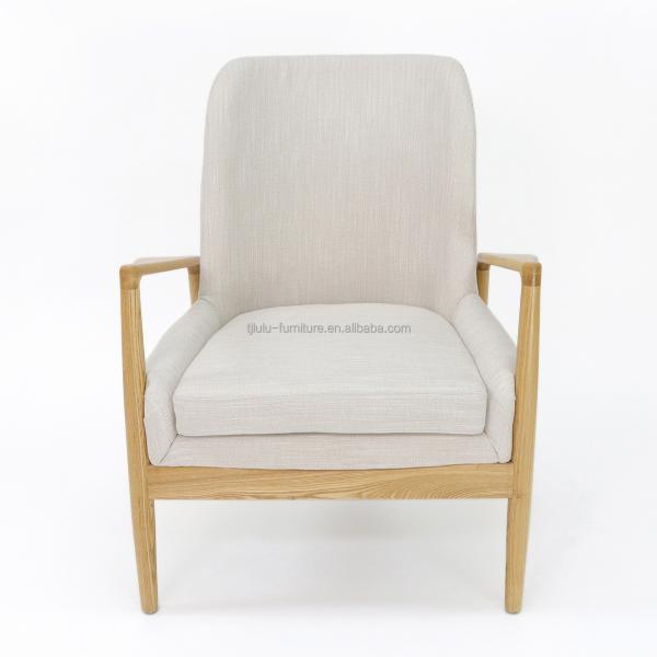 Modern Design Solid Wood Frame Leisure Sofa Chair for Living Room Nordic Luxury Lounge Chair