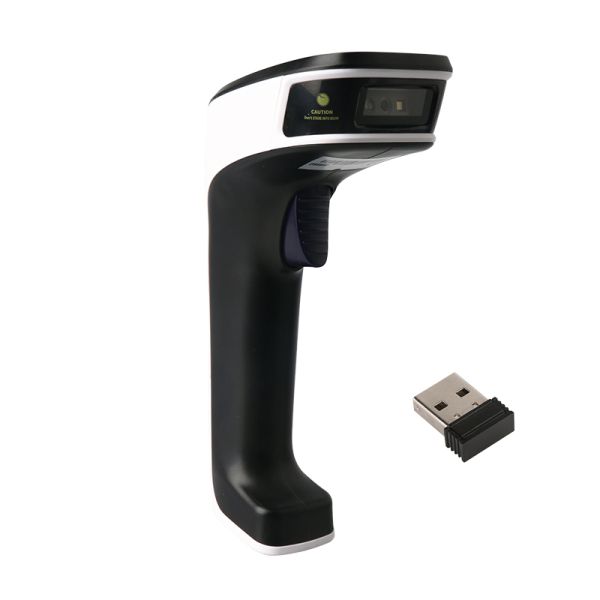 Wireless 2D Barcode Scanner with 2.4G Bluetooth 2200mAh Battery and 32-Bit CPU for Efficient QR Code Scanning