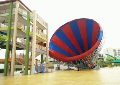 Super Tornado Water Slide 14.6m Platform Height Theme Park Equipment