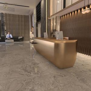 retangular dourado de aço inoxidável luxuoso da mesa de recepção de 110cm para a