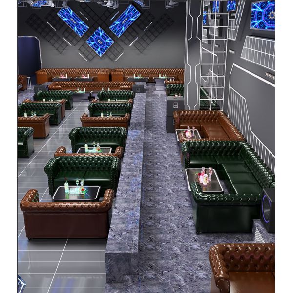Luxury Bar Sofa Set Club Furniture Booth Sofa KTV Lobby Sofa Furniture Wholesale
