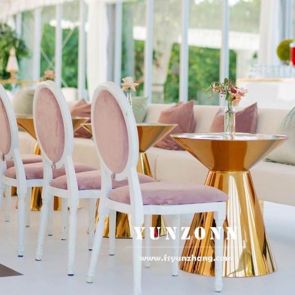 Stainless Steel Coffee Table Kids Birthday Event Planning Decor Round Cake Display Stand  for Wedding Decoration