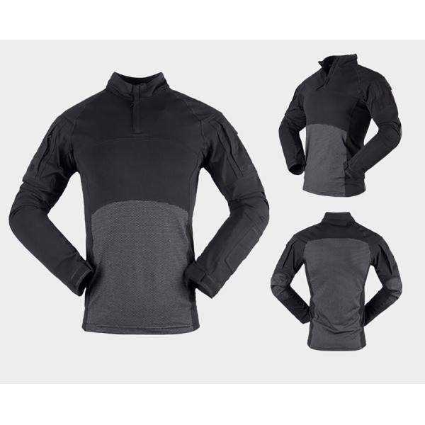 Опыт комфорта и стиля с дышащей полиэстер / хлопок мужской наружной поло рубашки