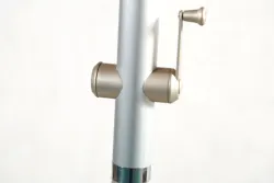 10ft garden hotel beach backyard brown aluminum middle pole outdoor round umbrella parasol---2011