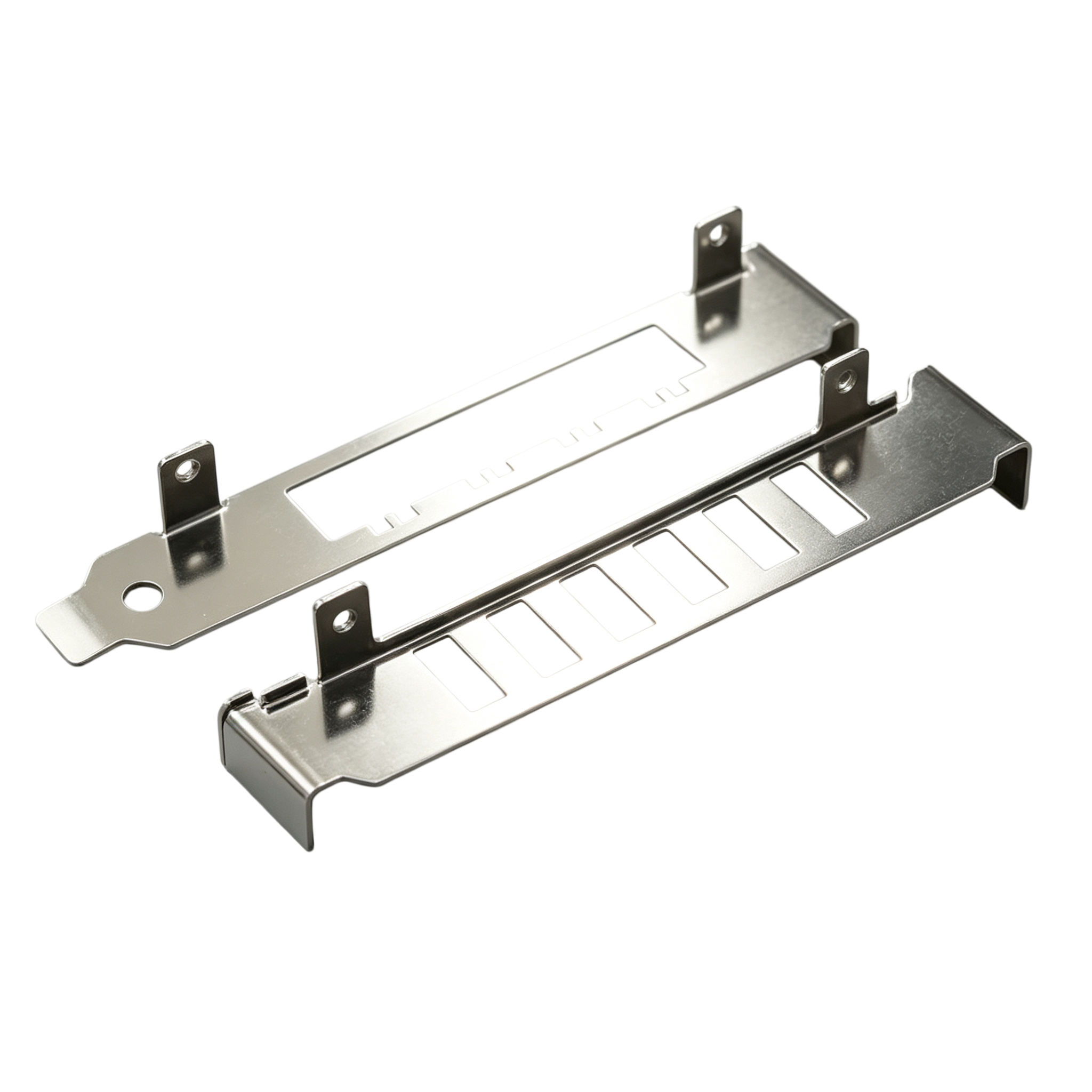 Precision Metal Stamping Computer Case Interface Cover with EMI Shielding and Custom Dimensions