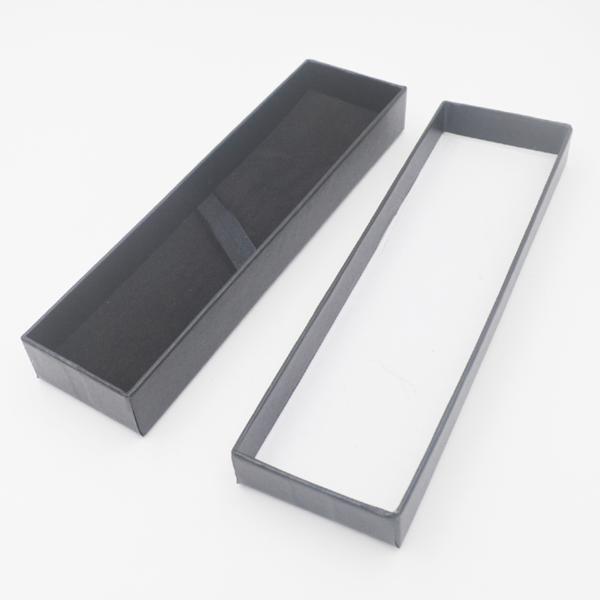 Matt Black Cardboard Personalised Stationery Gifts Pen Packing Box 177x48x22mm