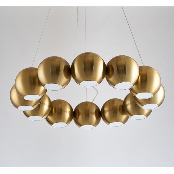 Round sphere led chandelier for living room bedroom table dining room hanging lamp(WH-MI-319)