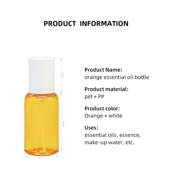 масляный насос 80ml PETG пластиковый очищая разливает пакет по бутылкам перевозчика макияжа