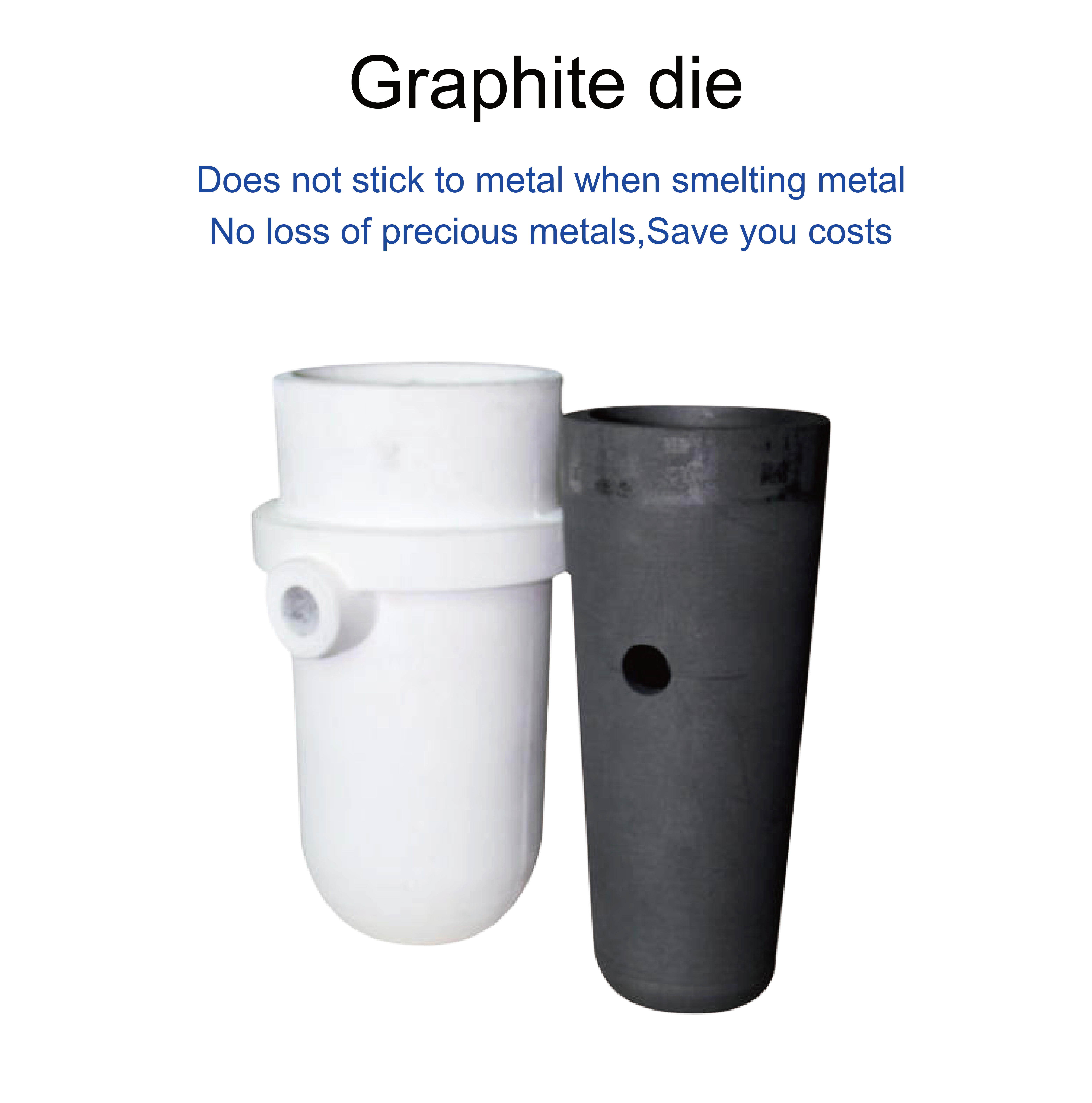 G350 Graphite Casting Crucible And Ceramic Shield For Galloni G350