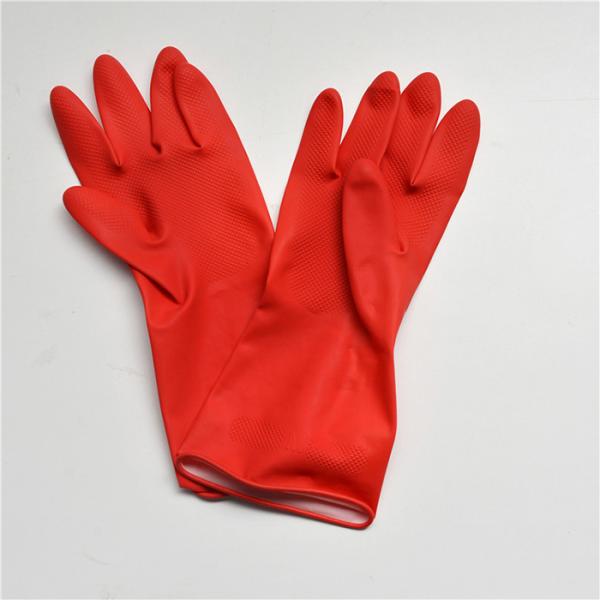 XL Anti Oil Kitchen 70g Rubber Dishwahing Gloves