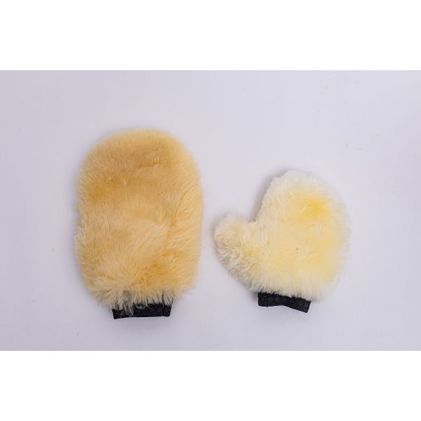 Child Glove & Grooming Mitt Genuine Australia Sheepskin To Care Your Horse