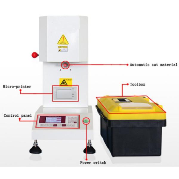 PVC плавит оборудование для испытаний полиэтиленовой пленки пластометра индекса подачи с высокой температурой