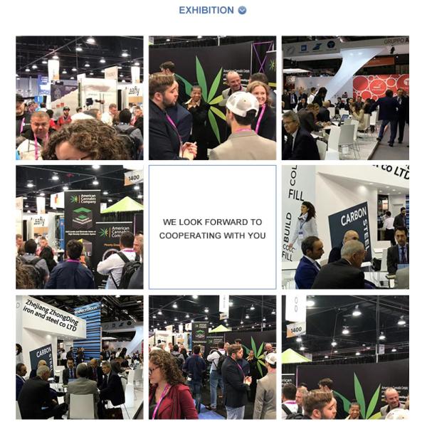 Exhibition Room / Hall Prefabricated Commercial Building Steel Structure Painted