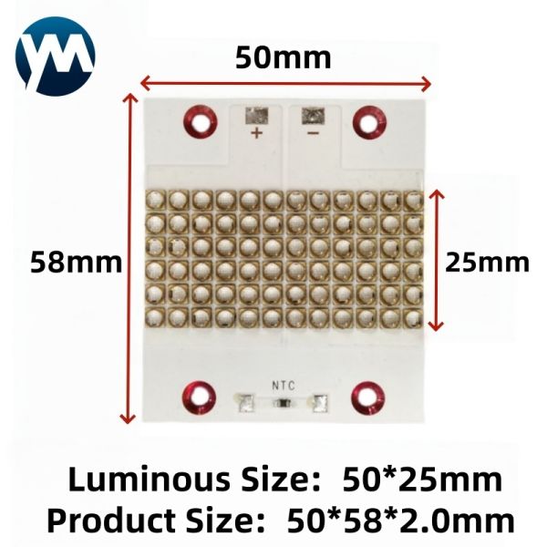 210W UV LED 365nm 395nm PCB Good Quality Seamless Splicing Module LED for Screen Printing LED UV Curing