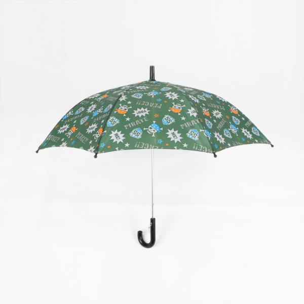 Child Kids Rain Umbrella Full Color Printing OEM Custom Design Zinc Plating Metal Pole