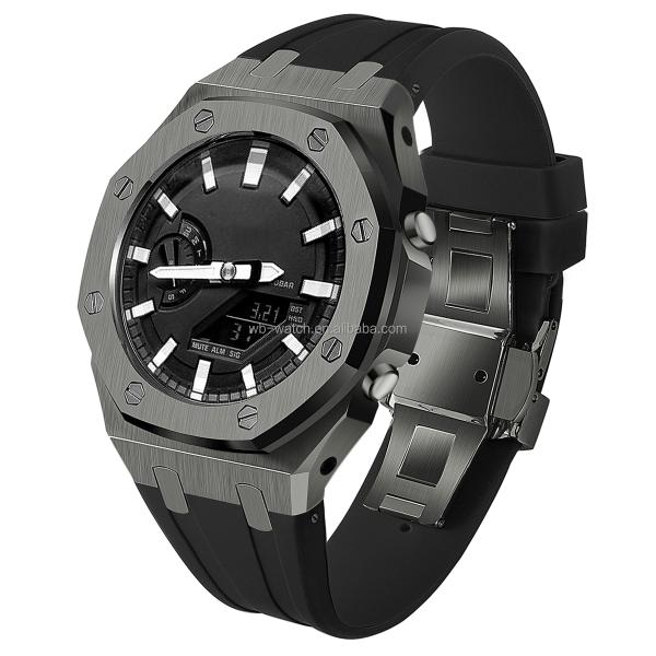 Casio Ga2100 G caja de choque de generación 5th Mod Kit 316L de acero inoxidable silicona banda de reloj